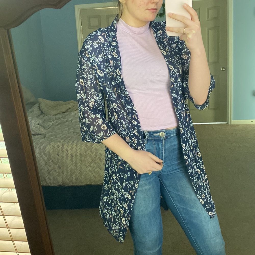 XS Floral Kimono